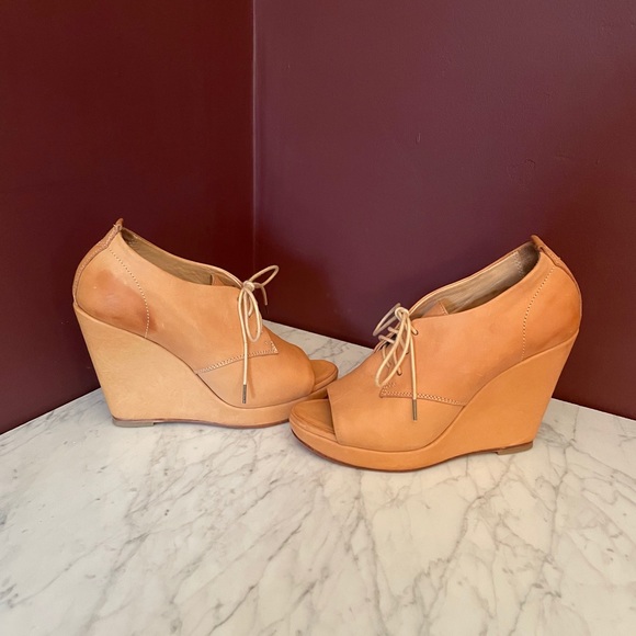 Rag & Bone Sahara Oxford Wedge Booties - Picture 2 of 6